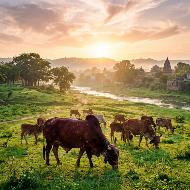 Majestic Braj Bhoomi landscape